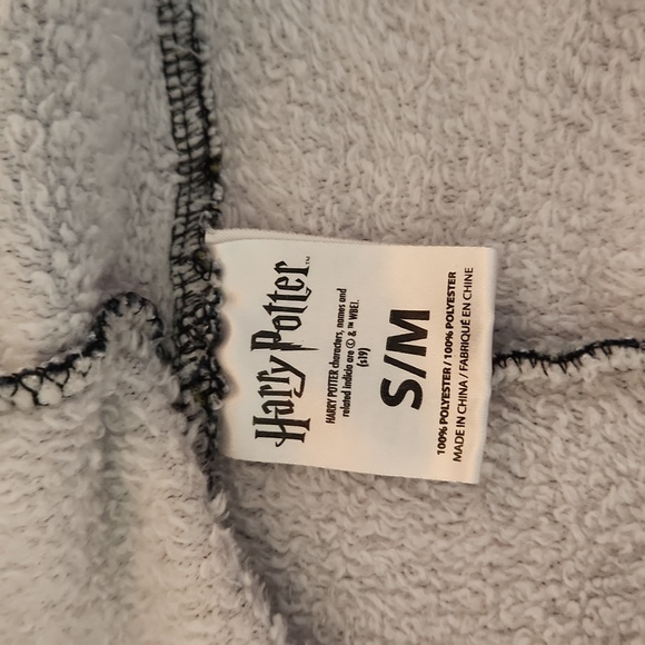 Harry Potter S/M Hooded Fleece Long Sleeve Footless Onesie - Picture 4 of 6